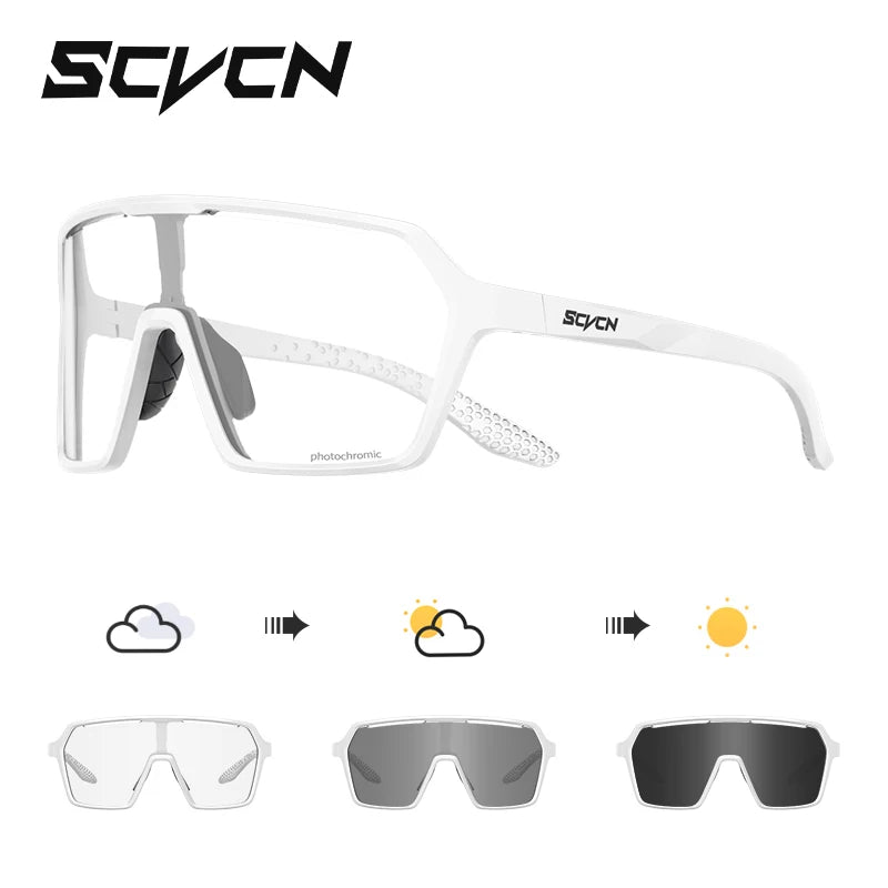 SCVCN Photochromic Wander-Sonnenbrillen für Outdoor-Sport