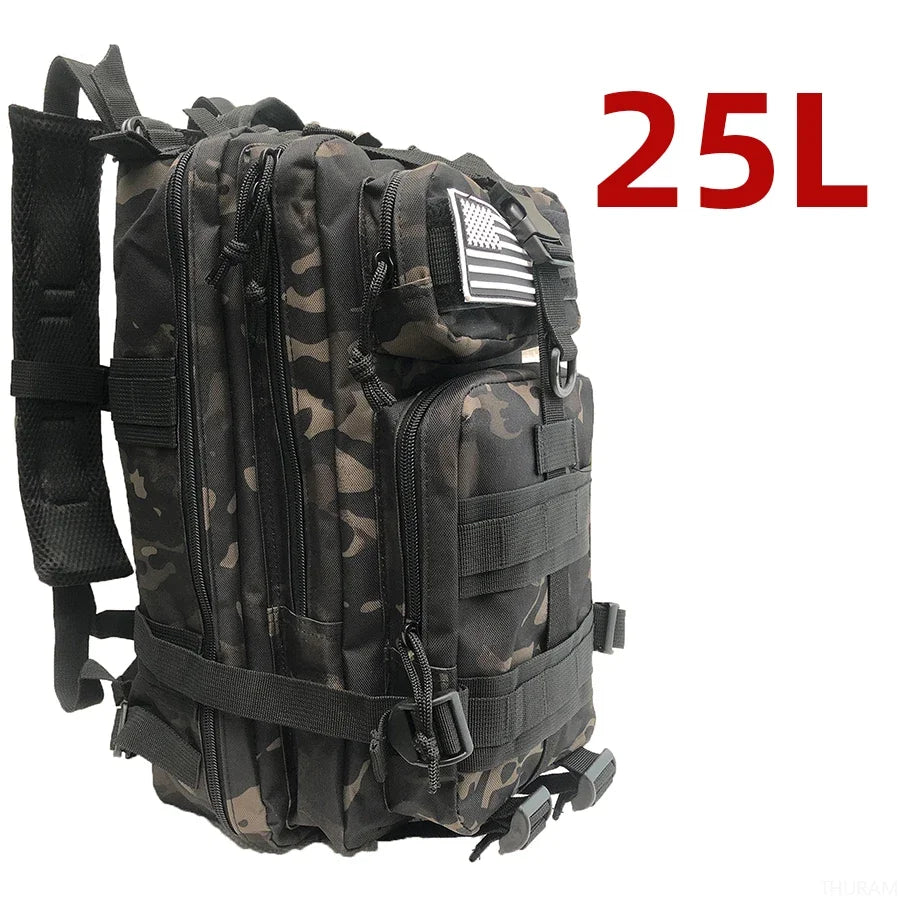 Wasserdichter 25L/50L Rucksack für Angeln und Outdoor