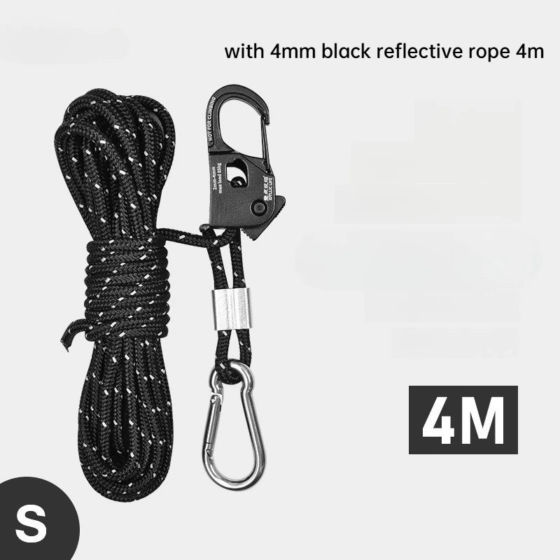 Aluminium Zeltseil Spanner mit Paracord für Camping