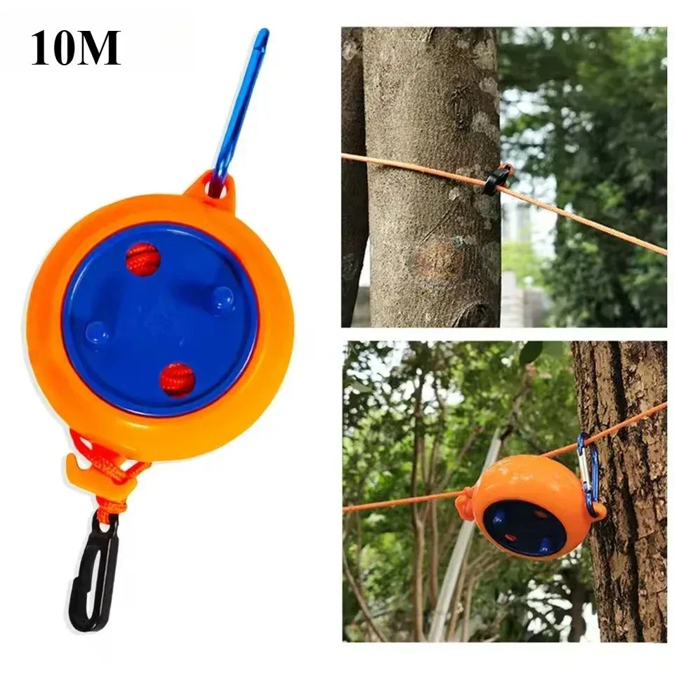 10M Wäscheleine für Camping – Windfest und Rutschfest – clever-campen Camping & Outdoor Schweiz