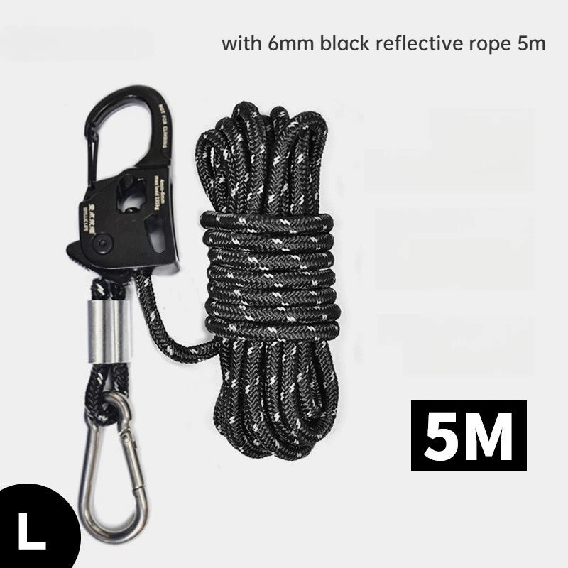 Aluminium Zeltseil Spanner mit Paracord für Camping