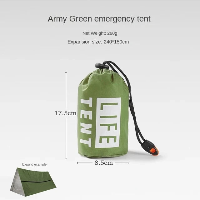 2-Personen Notunterkunft Bivy Zelt Kit wasserdicht