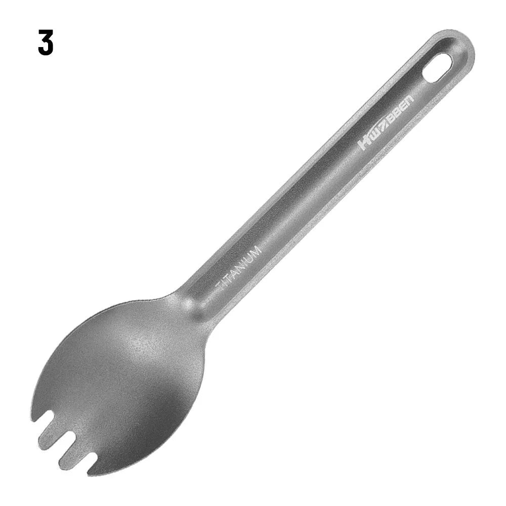 Ultraleichtes Titan Besteckset für Outdoor und Camping