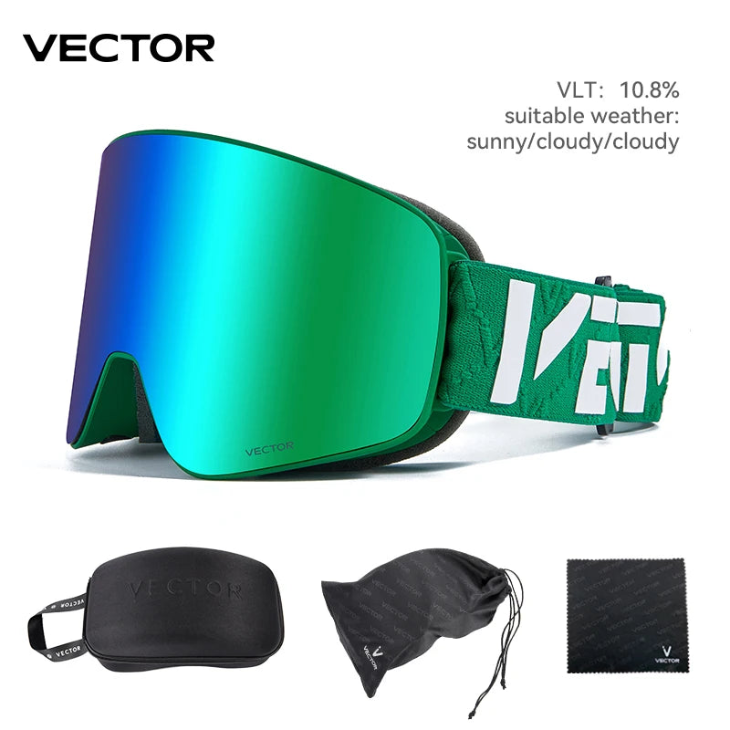 VECTOR Doppel-Lagen Anti-Beschlag Ski-Goggles UV400