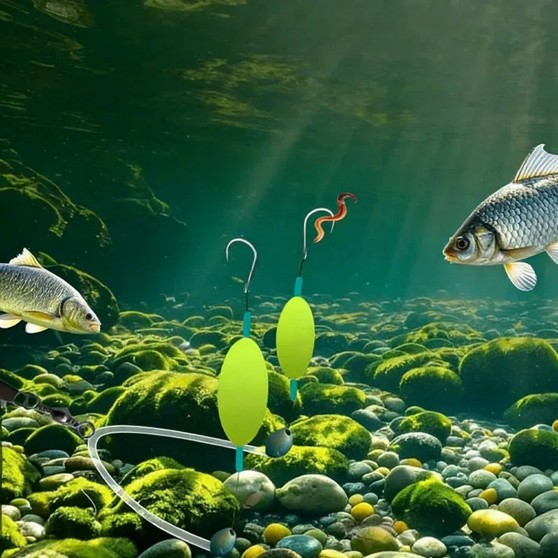 Fertig montierte Doppelhaken für Karpfenangeln – clever-campen Camping & Outdoor Schweiz