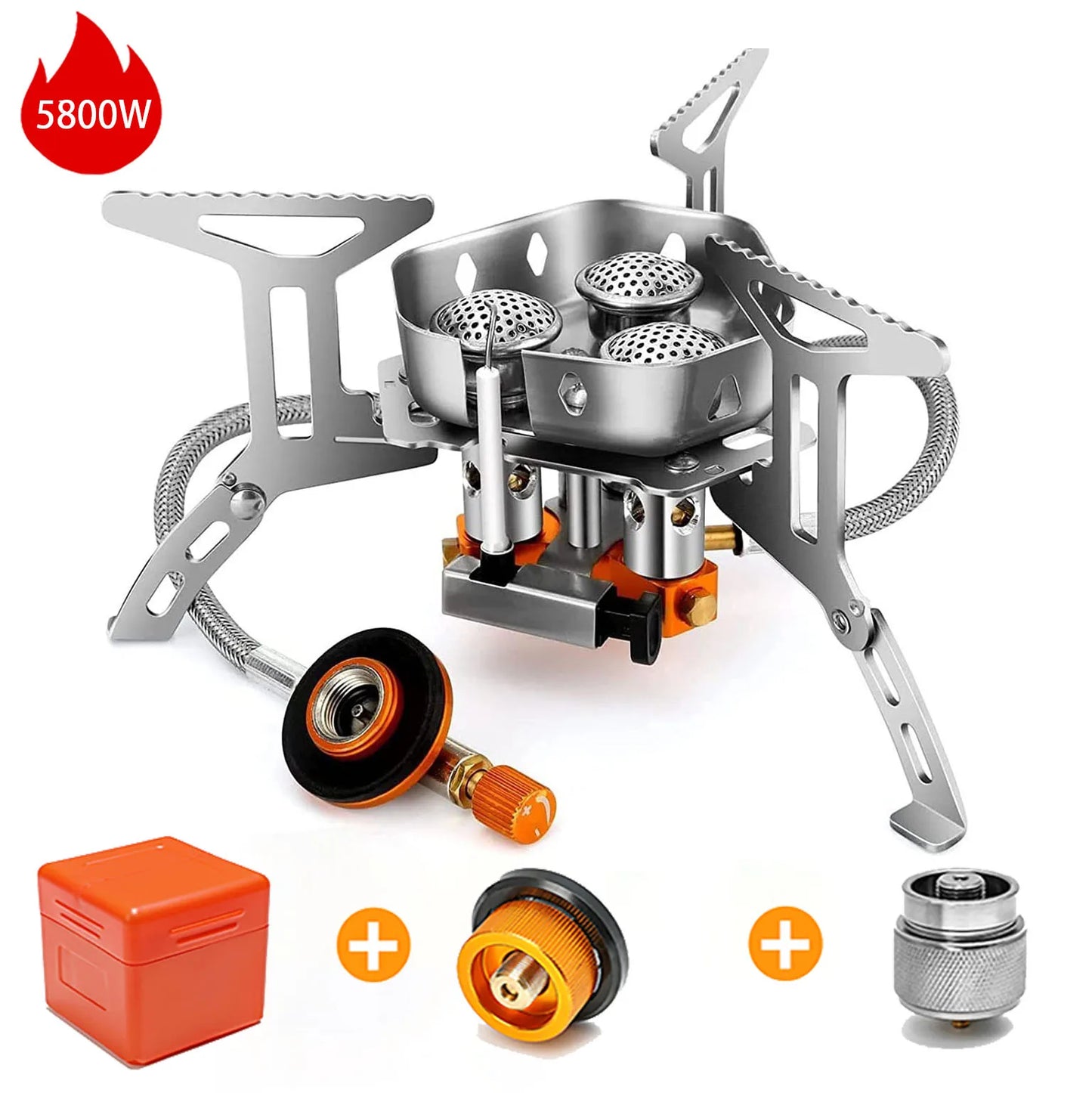 Camping Windproof Gas Stove 3500W – Tragbarer Kocher