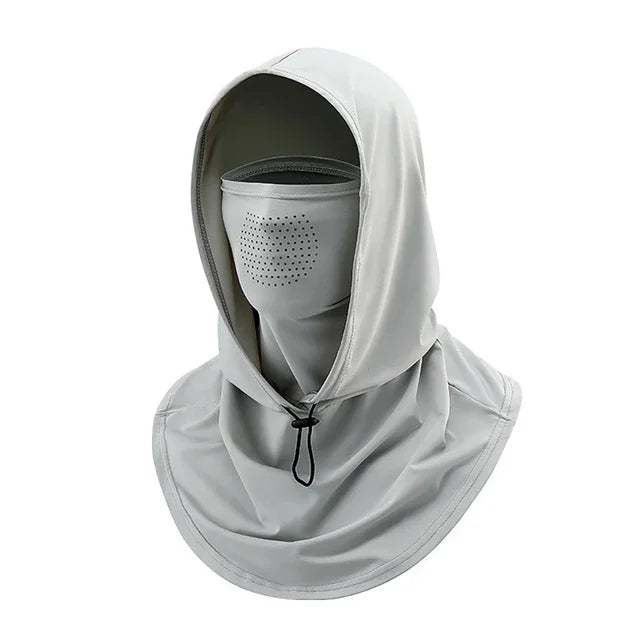 Atmungsaktive Sonnenhaube mit Gesichtsschutz für Outdoor