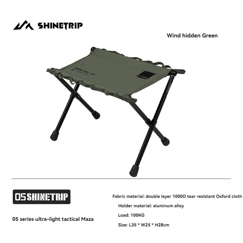 ShineTrip Mazza Ultra Leichter Faltstuhl aus Aluminium