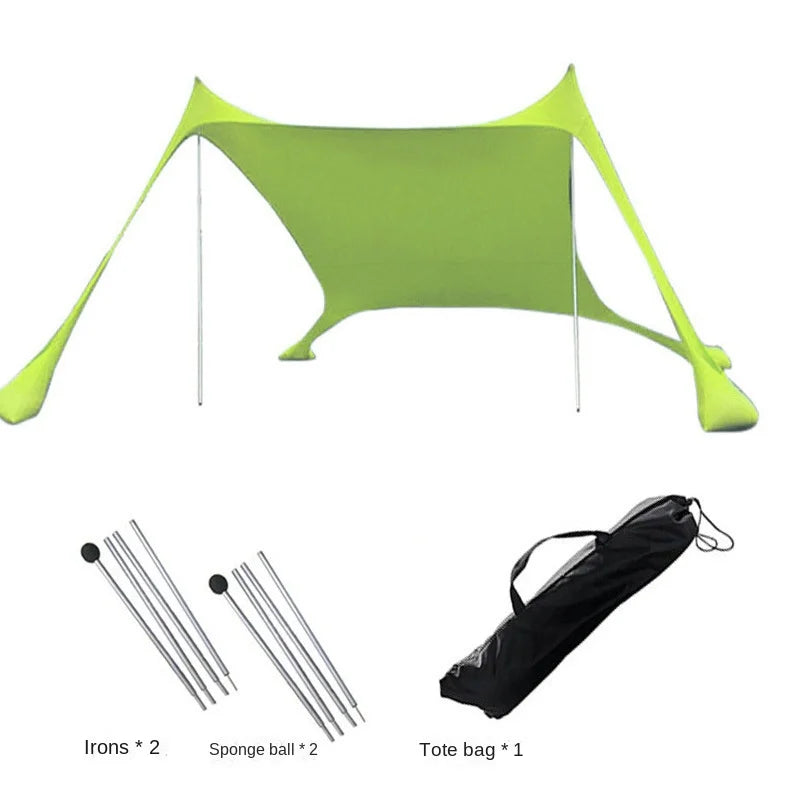 Strandzelt UPF50+ Windfest für Outdoor & Camping