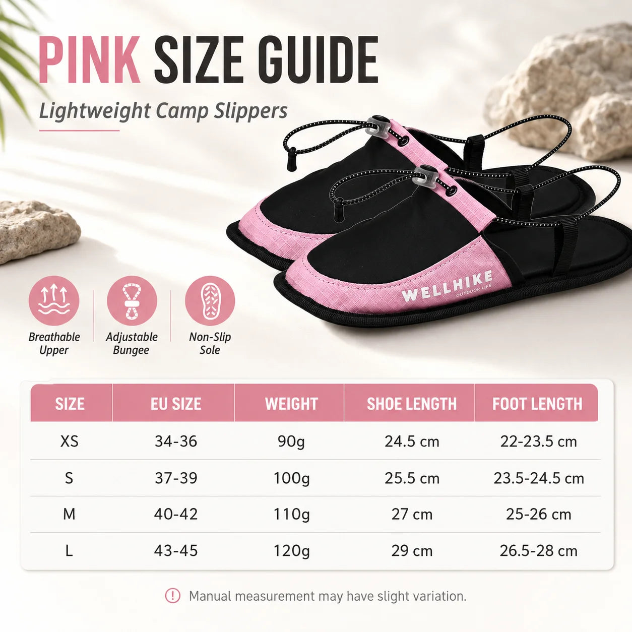 Faltbare Wasserschuhe für Strand und Camping