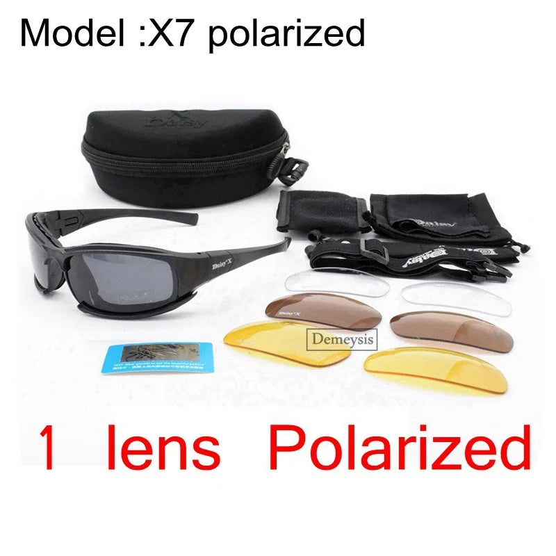 Daisy Tactical Polarisierte Sonnenbrillen für Outdoor-Sport