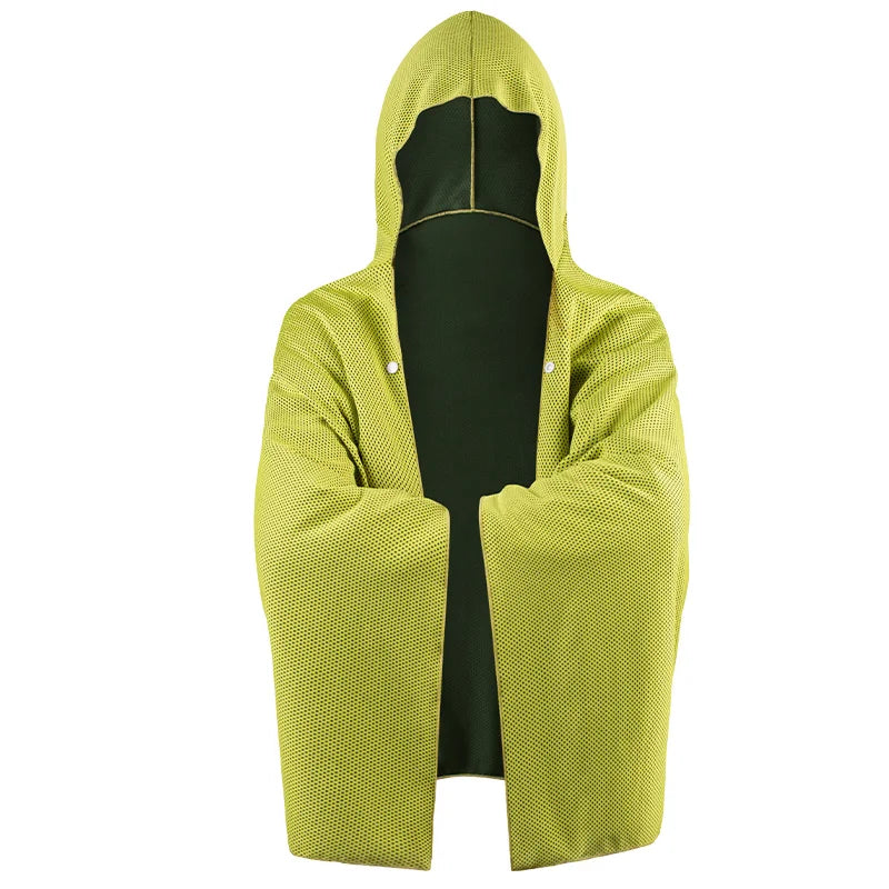 Kühlender Kapuzen-Poncho – 4-in-1 Überwurf