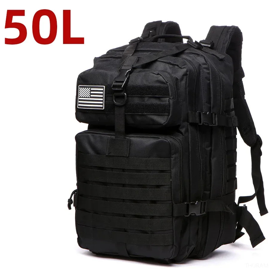 Nylon Rucksack 25L/50L Wasserdicht Trekking Fishing Hunting
