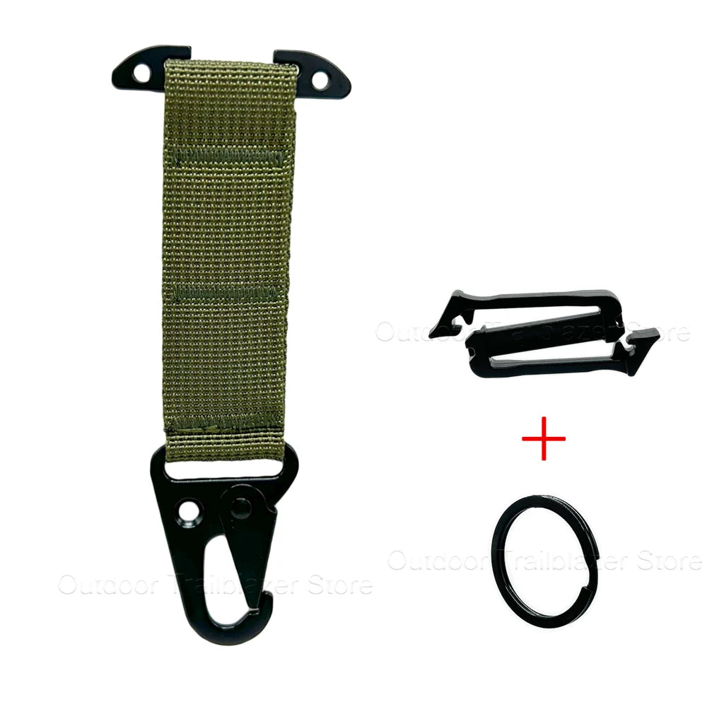 Molle Gürtel mit Metallhaken für Outdoor-Aktivitäten