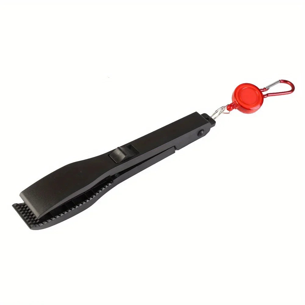 Multifunktionale Fischzange mit Halteclip – Rot