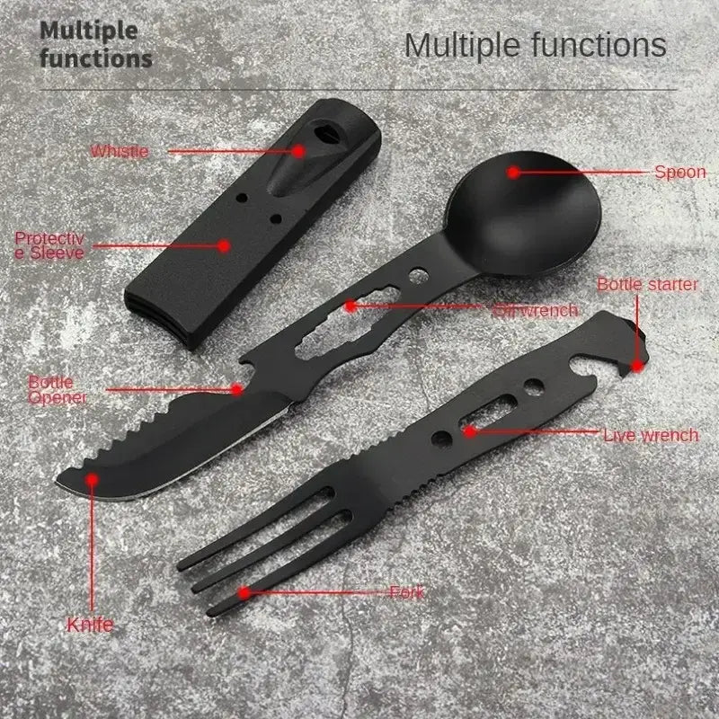 Outdoor Camping Werkzeugset aus Edelstahl – clever-campen Camping & Outdoor Schweiz