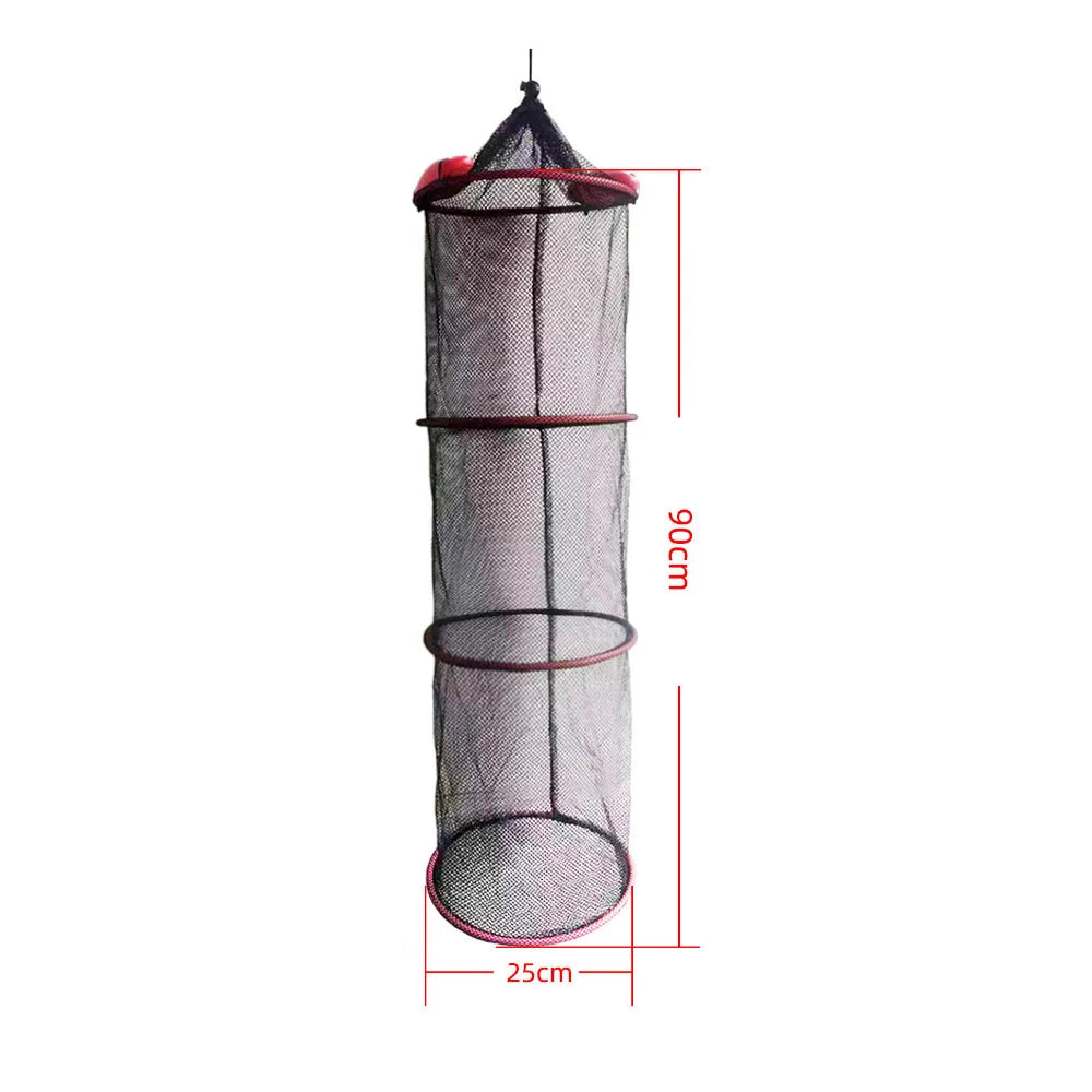 Angler-Netz - Portables Fischkorb-Netz