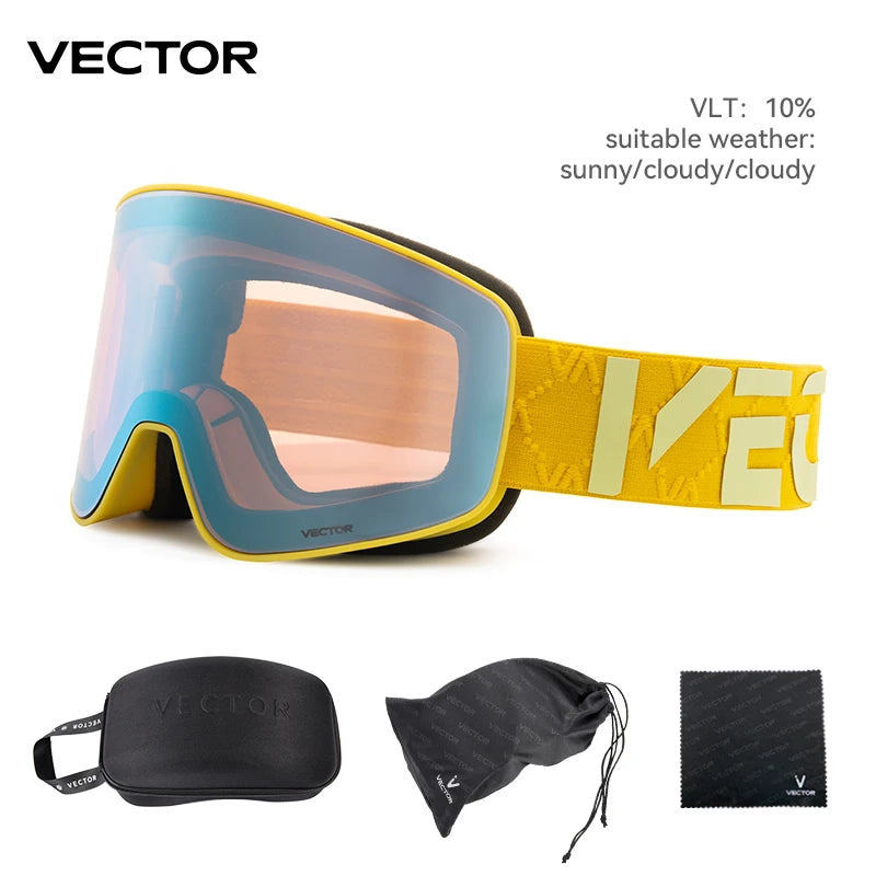 VECTOR Doppel-Lagen Anti-Beschlag Ski-Goggles UV400