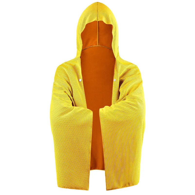 Kühlender Kapuzen-Poncho – 4-in-1 Überwurf