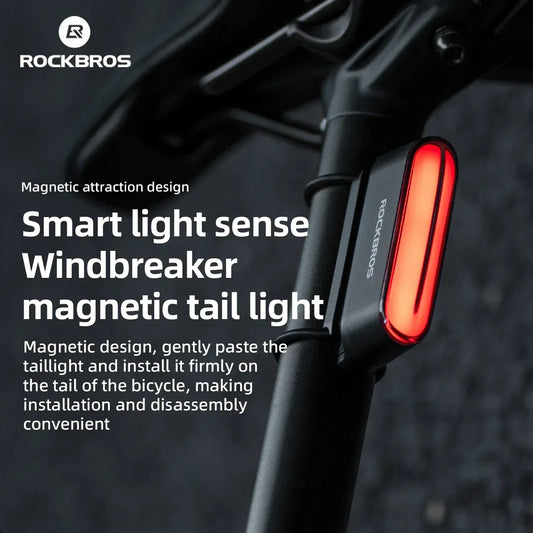 ROCKBROS Magnetisches Fahrrad Rücklicht mit 7 Modi – clever-campen Camping & Outdoor Schweiz