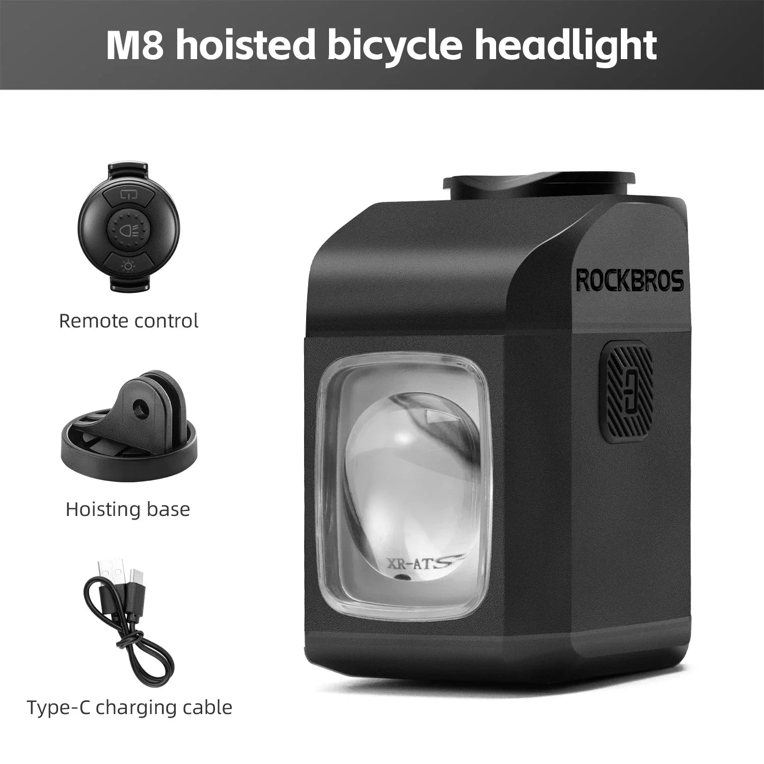 ROCKBROS 1600LM Fahrradlicht mit Fernbedienung