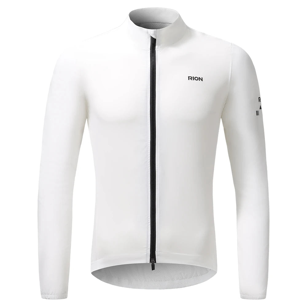 RION Herren Windbreaker Fahrradjacke Packbar Winddicht