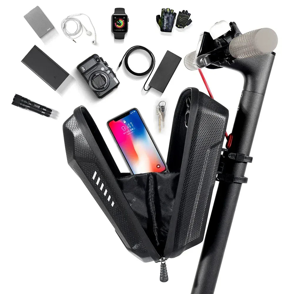 Wasserdichte Fronttasche für E-Scooter – Grosses Volumen – clever-campen Camping & Outdoor Schweiz