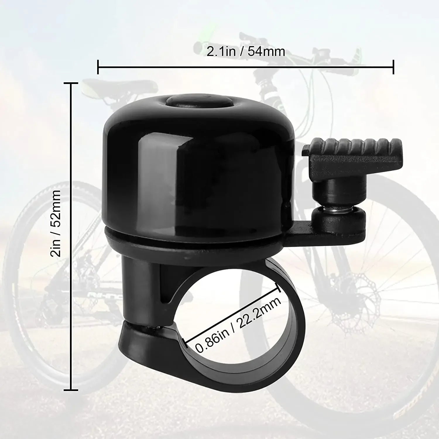 Fahrradglocke Aluminium für Sicherheit beim Radfahren – clever-campen Camping & Outdoor Schweiz