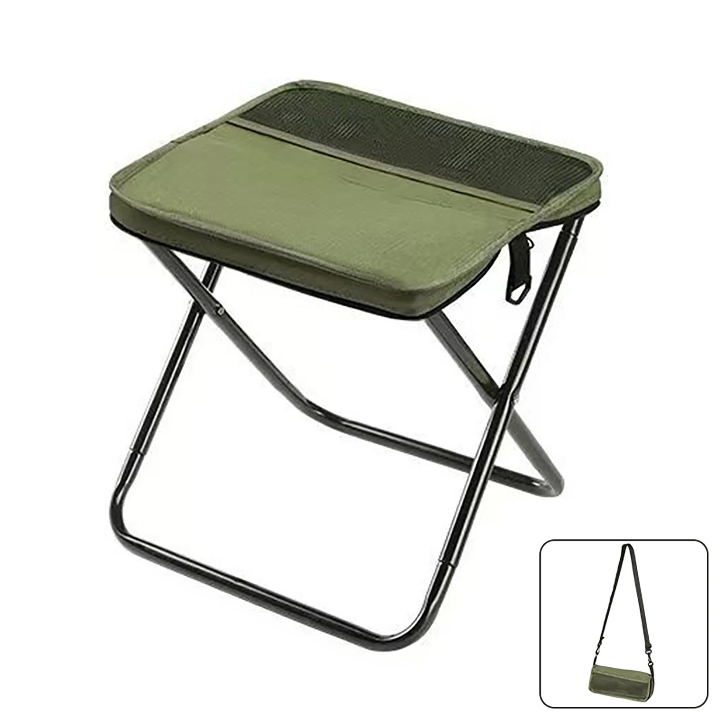 Faltbarer Rucksackhocker mit Tragetasche – Leicht