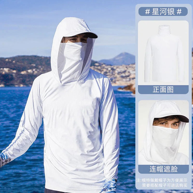 Sommer-Sonnen-Schutz-Shirt für Männer zum Angeln