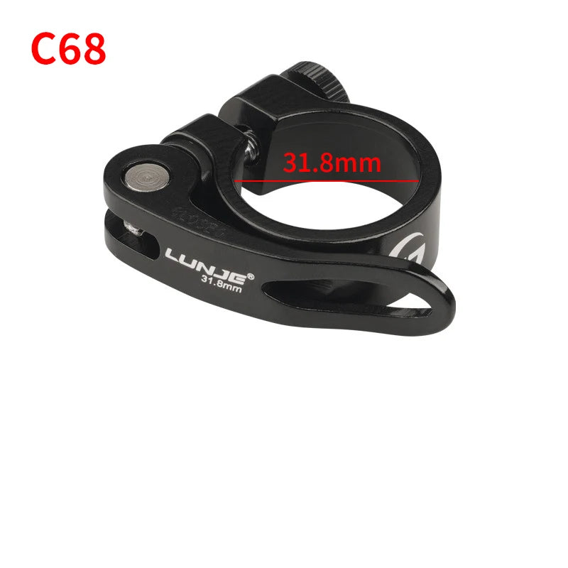 Aluminium Fahrrad Sattelstützen-Klemme 28.6/31.8/34.9 mm