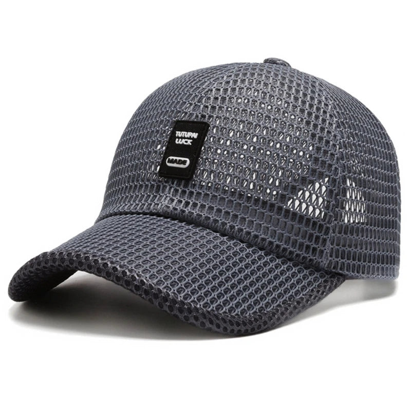 Atmungsaktive Baseballmütze mit UV-Schutz für Angler