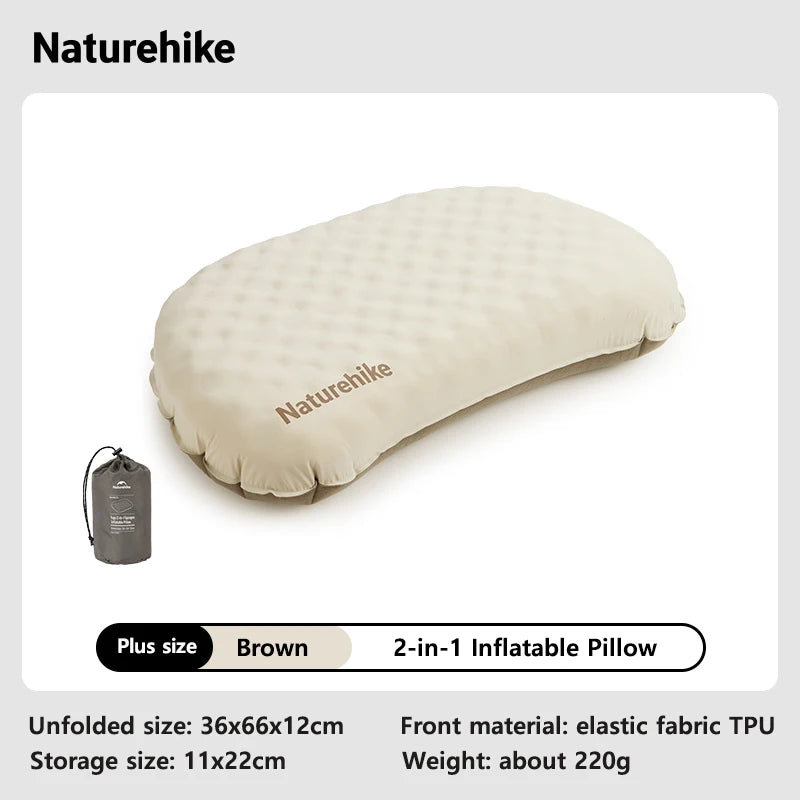 Naturehike 2-in-1 Campingkissen – Aufblasbar & Wasserfest