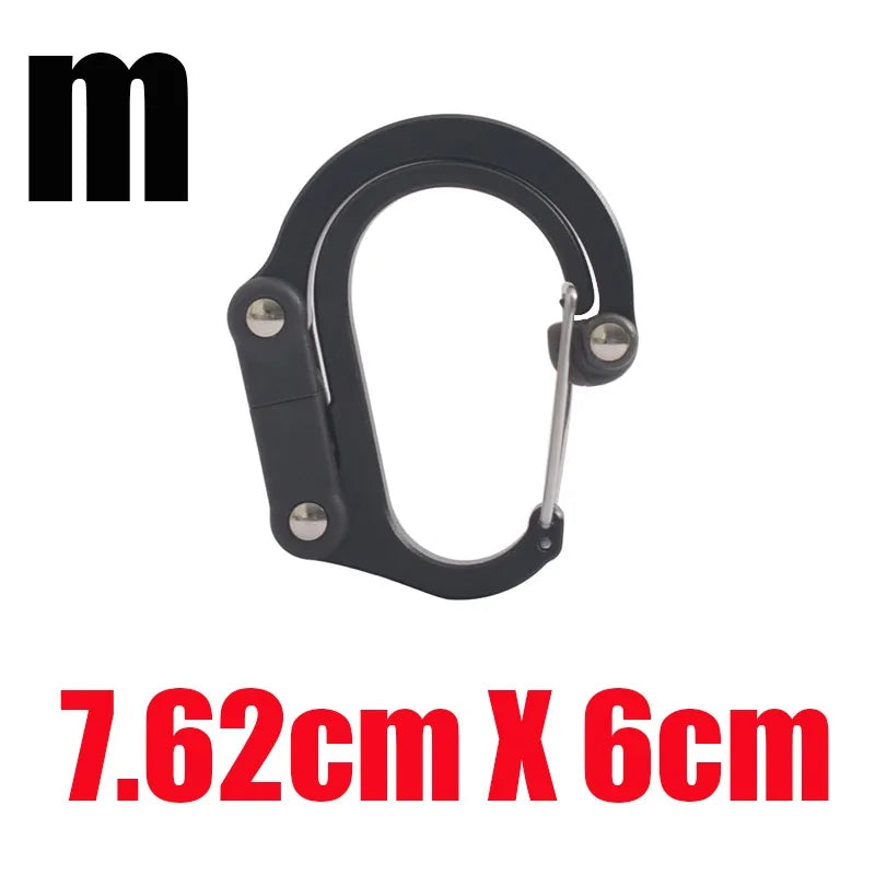 Robuster Karabiner mit drehbarem Haken für Outdoor