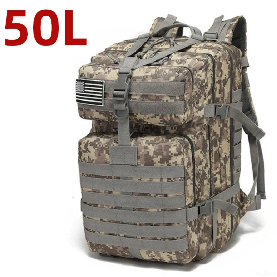 Wasserdichter 25L/50L Rucksack für Angeln und Outdoor