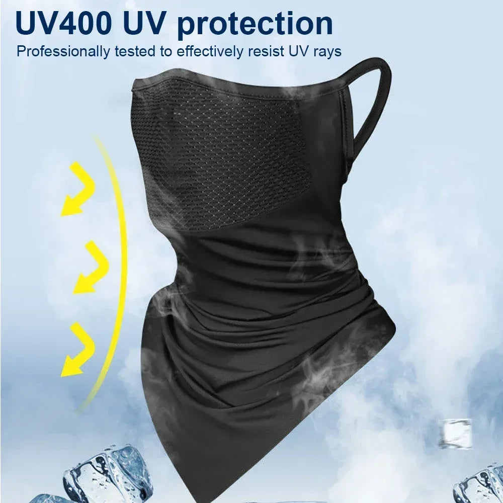UV-Schutzmaske aus Eis-Seide für Radfahrer – clever-campen Camping & Outdoor Schweiz
