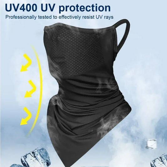 UV-Schutzmaske aus Eis-Seide für Radfahrer – clever-campen Camping & Outdoor Schweiz