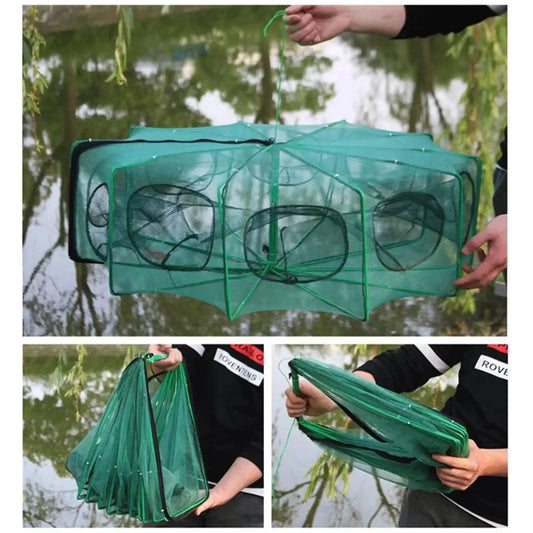 Kollapsbare Fischfalle – Leichter Krabbentrap für Angler – clever-campen Camping & Outdoor Schweiz