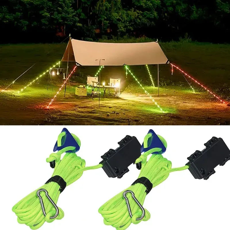 LED Zeltseil mit Warnlicht für Outdoor-Aktivitäten – clever-campen Camping & Outdoor Schweiz