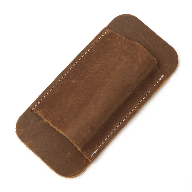 Echtes Leder EDC Klappmesser Tasche für Outdoor