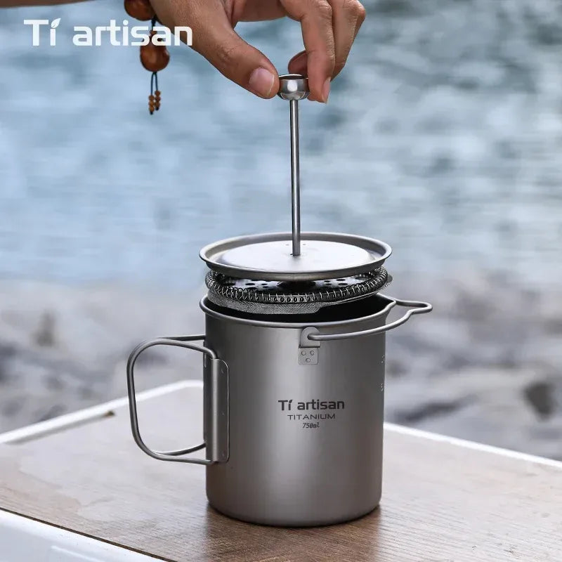 Tiartisan Titan French Press für Camping und Outdoor – clever-campen Camping & Outdoor Schweiz