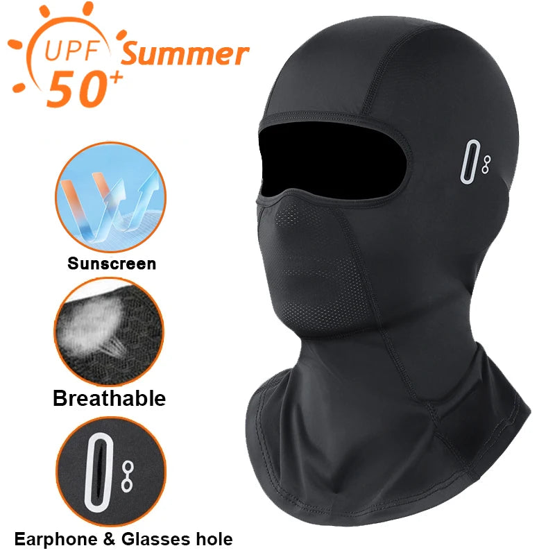 Motorrad-Balaclava mit UV-Schutz für Sommer