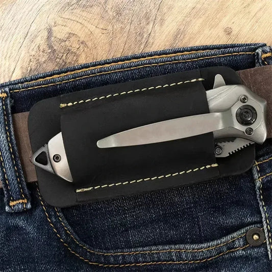 Echtes Leder EDC Klappmesser Tasche für Outdoor – clever-campen Camping & Outdoor Schweiz