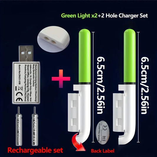 5-teiliges Angelset mit 2 Bissanzeigern und USB-Ladegerät – clever-campen Camping & Outdoor Schweiz