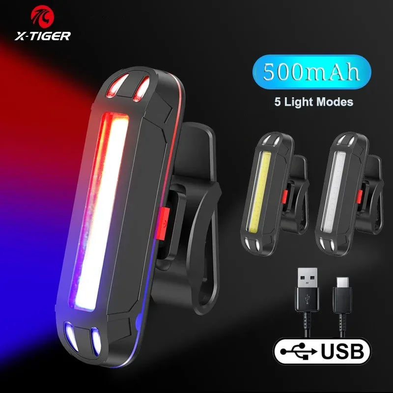X-Tiger Rücklicht USB wiederaufladbar für Fahrräder – clever-campen Camping & Outdoor Schweiz