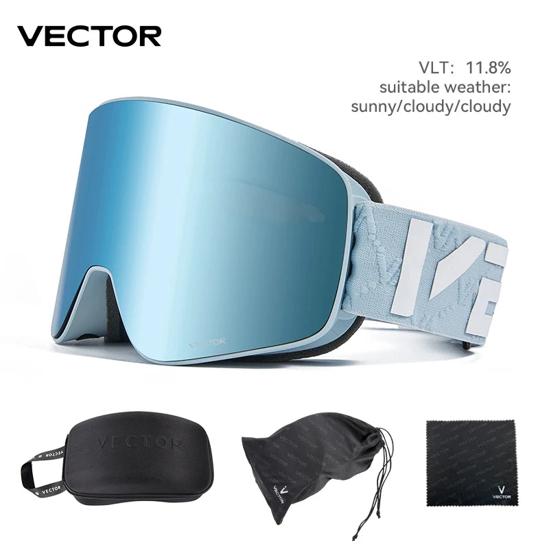 VECTOR Doppel-Lagen Anti-Beschlag Ski-Goggles UV400