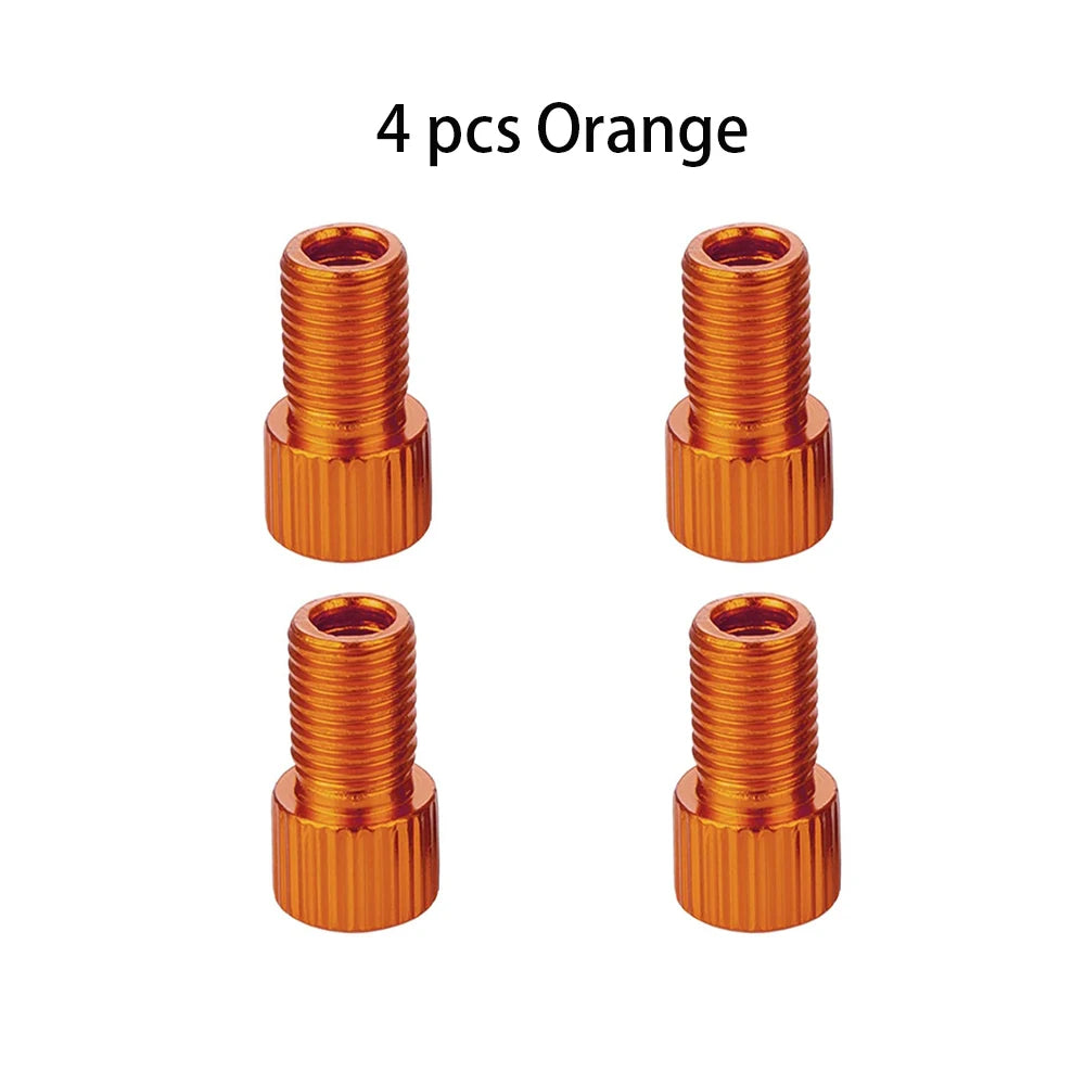 10 Farben Aluminium Ventiladapter Presta zu Schrader
