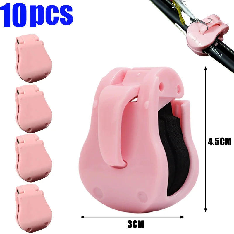 Tragbar Fishing Rod Halter Clip – 10 Stück