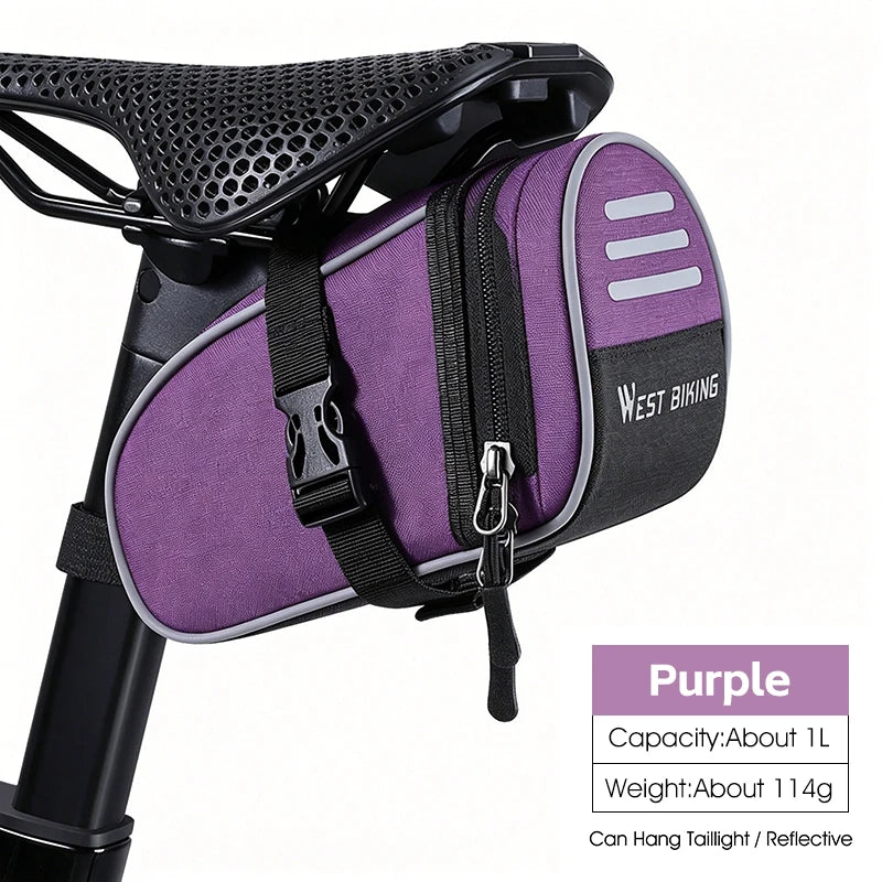 West Biking Fahrradtasche 1.2L Reflektierend Wasserdicht