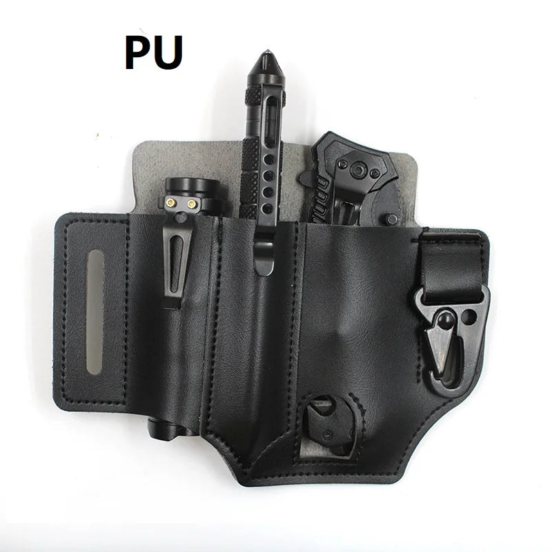 Praktische Werkzeugtasche aus Leder für Outdoor-Aktivitäten
